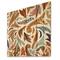 Designart - Baroque Inspired Stylized Doodles - Bohemian & Eclectic Print on Natural Pine Wood